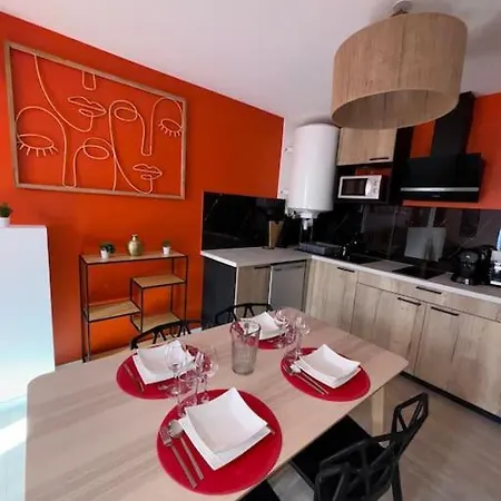 Apartment T2 Dahlia Centre-ville - Parking & Clim Roanne