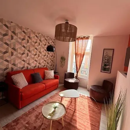 Apartment T2 Dahlia Centre-ville - Parking & Clim Roanne